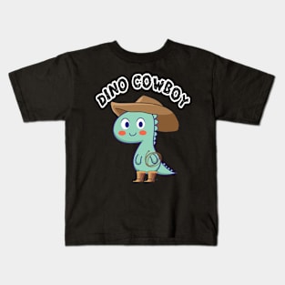 Dino Cowboy Kids T-Shirt